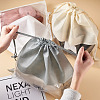 8Pcs 4 Colors Blank Non-Woven DIY Craft Drawstring Storage Bags ABAG-GN0001-10B-5