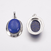 Natural Lapis Lazuli Pendants G-K252-A19-1