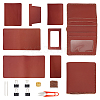 DIY Leather Men's Wallet Making Kits DIY-WH0349-228B-1