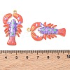 304 Stainless Steel Enamel Pendants STAS-Q119-16G-03-3