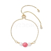 Adjustable Brass Micro Pave Cubic Zirconia Slider Bracelets for Women BJEW-JB12619-3