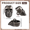 20Pcs Alloy Shank Buttons BUTT-PH0001-82A-B-2