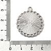 Tibetan Style Pendant Cabochon Settings TIBE-21668-P-RS-3