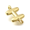 Brass Connector Charms KK-P295-01G-H-2