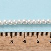 Baking Painted Pearlized Glass Pearl Round Bead Strands X-HY-Q003-4mm-01-5