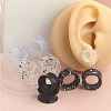 4 Pairs 4 Colors Silicone Ear Gauges WG56CA4-10-2