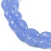 Electroplate Imitation Jade Glass Beads Strands EGLA-N013-J10mm-D06-3