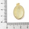 Brass Micro Pave Cubic Zirconia Enamel Pendants KK-L239-044G-3
