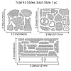 Carbon Steel Cutting Dies Stencils DIY-WH0309-1156-6