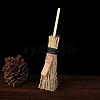 Straw Mini Witch Broom PW-WG5AE4E-02-1