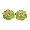 Czech Pressed Glass Beads GLAA-I061-32C-2