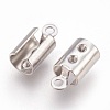 Tarnish Resistant 304 Stainless Steel Folding Crimp Ends X-STAS-P207-03P-A-2