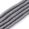 Handmade Polymer Clay Beads Strands LS-CLAY-R089-4mm-Q062-1