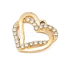 Alloy Rhinestone Pendants RB-CBA332B-04B-G-2