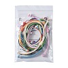 8Pcs 8 Colors Korean Waxed Polyester Cord Braided Bead Bracelets BJEW-FS00024-6