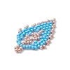 Glass Seed Beads Loom Pattern PALLOY-MZ00285-05-4