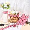 5Yards Polyester Wrinkle Ribbons OCOR-HY0001-80C-4