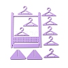 Opaque Acrylic Earring Display Stands EDIS-WH0029-14E-2