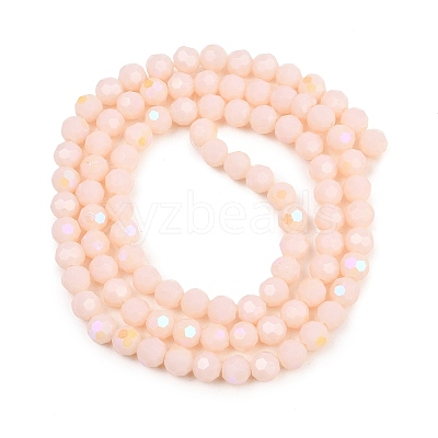 Imitation Jade Glass Beads Strands EGLA-A035-J6mm-L08-1-1