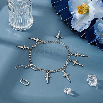925 Sterling Silver Locking Carabiner Clasps STER-UN0001-36-1