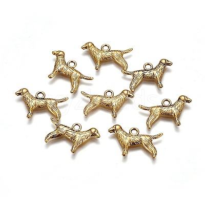 Tibetan Style Alloy Puppy Pendants LS-GLF9881Y-1