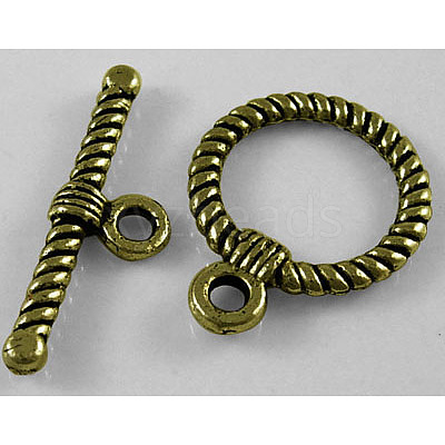ibetan Style Alloy Toggle Clasps LS-MLF1298Y-1