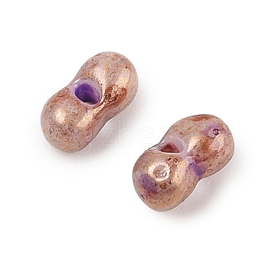 Picasso Glass Seed Beads SEED-Q038-02D-1