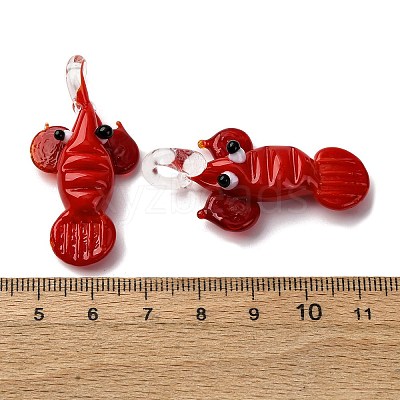 Handmade Lampwork Pendants LAMP-I031-01H-1