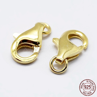 925 Sterling Silver Lobster Claw Clasps STER-K167-074B-G-1