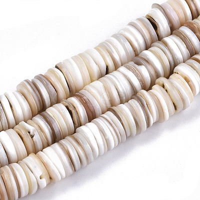 Natural Freshwater Shell Beads Strands SHEL-N003B-02-1