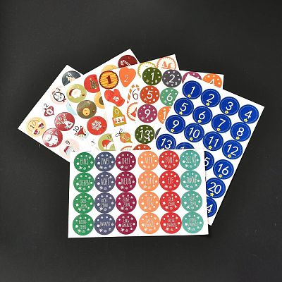 Christmas Theme Stickers DIY-XCP0001-45-1