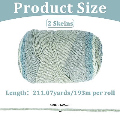 Soft Cashmere Cotton Acrylic Blend Yarn DIY-WH20055-121C-1