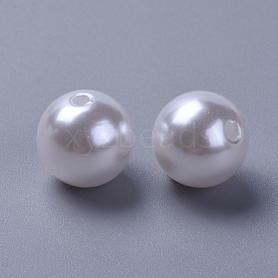 Imitated Pearl Acrylic Beads PACR-14D-1-1-1