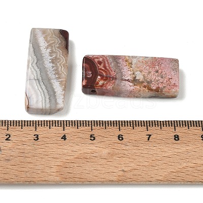 Natural Mexican Lace Agate Crazy Lace Agate Pendants GG-CBA086A-02-1