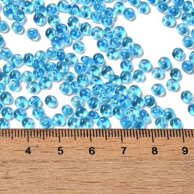 Transparent Colours Glass Seed Beads SEED-P006-02A-08-1