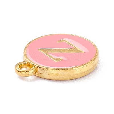 Golden Plated Alloy Enamel Charms X-ENAM-Q437-14Z-1
