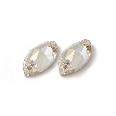 Horse Eye Shape Sew on Rhinestone GLAA-A024-03D-1