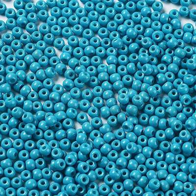 Baking Paint Glass Seed Beads SEED-H002-I-A508-1