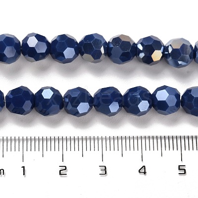 Opaque Glass Beads Stands EGLA-A035-P8mm-B09-1