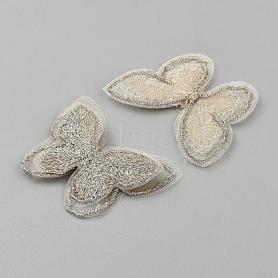 Polyester Iron on/Sew On Patches PATC-WH0022-01J-1