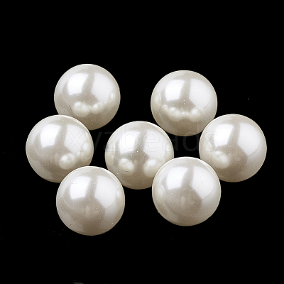 Eco-Friendly Plastic Imitation Pearl Beads MACR-S277-8mm-C05-1
