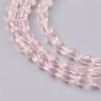 Faceted Glass Beads Strands GLAA-A036-F07-1