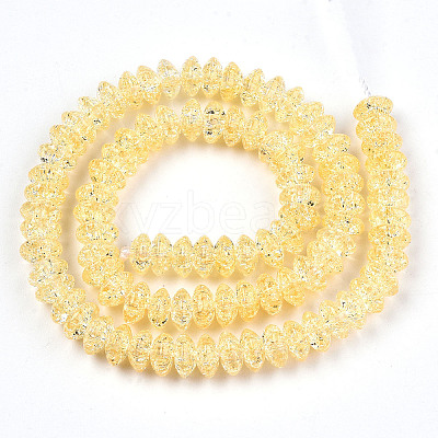 Crackle Glass Beads GLAA-S192-004G-1