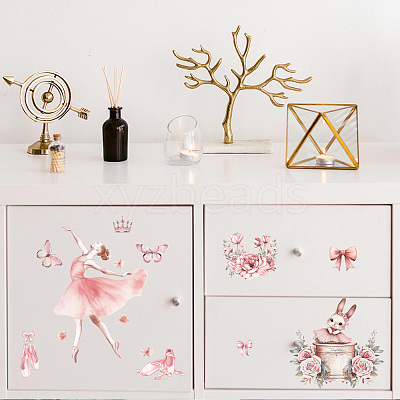 3 Sheets 3 Styles PVC Waterproof Decorative Stickers DIY-WH0404-135-1