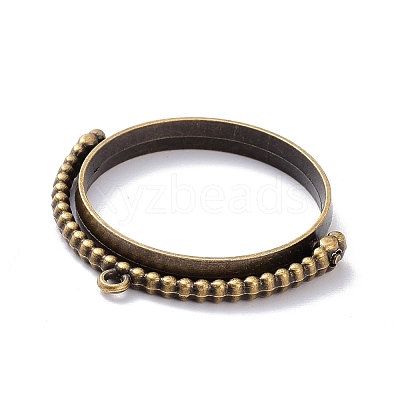 Alloy Open Back Bezel Pendants PALLOY-Z003-12AB-1