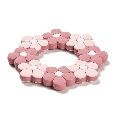 Flower Silicone Focal Beads SIL-R145-01B-1