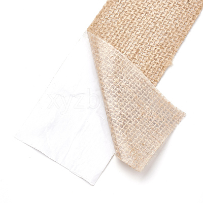 Self Adhesive Burlap Ribbon OCOR-T010-06-4.8cm-1