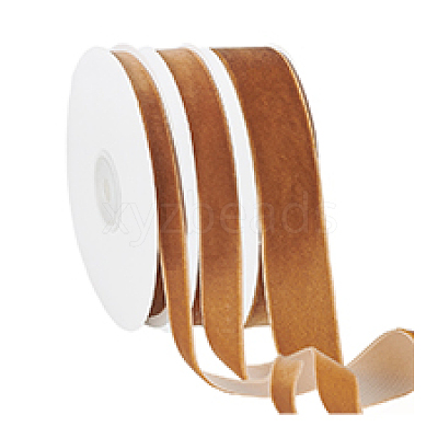 3 Rolls 3 Styles Single Face Velvet Ribbon OCOR-PH0002-87A-1