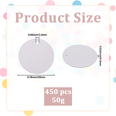 PVC Paillette/Sequin Pendants PVC-WH20005-01B-1