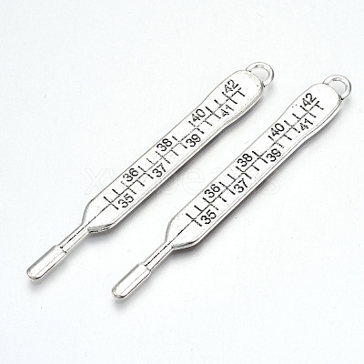 Tibetan Style Alloy Big Pendants TIBE-S323-039AS-RS-1